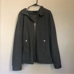 Men’s Grey Full Zip Lightweight Jacket